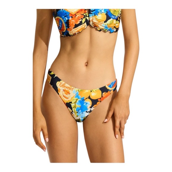 Seafolly Ciao Bella Hipster Bikini Bottom - True Navy NWT - Picture 6 of 6